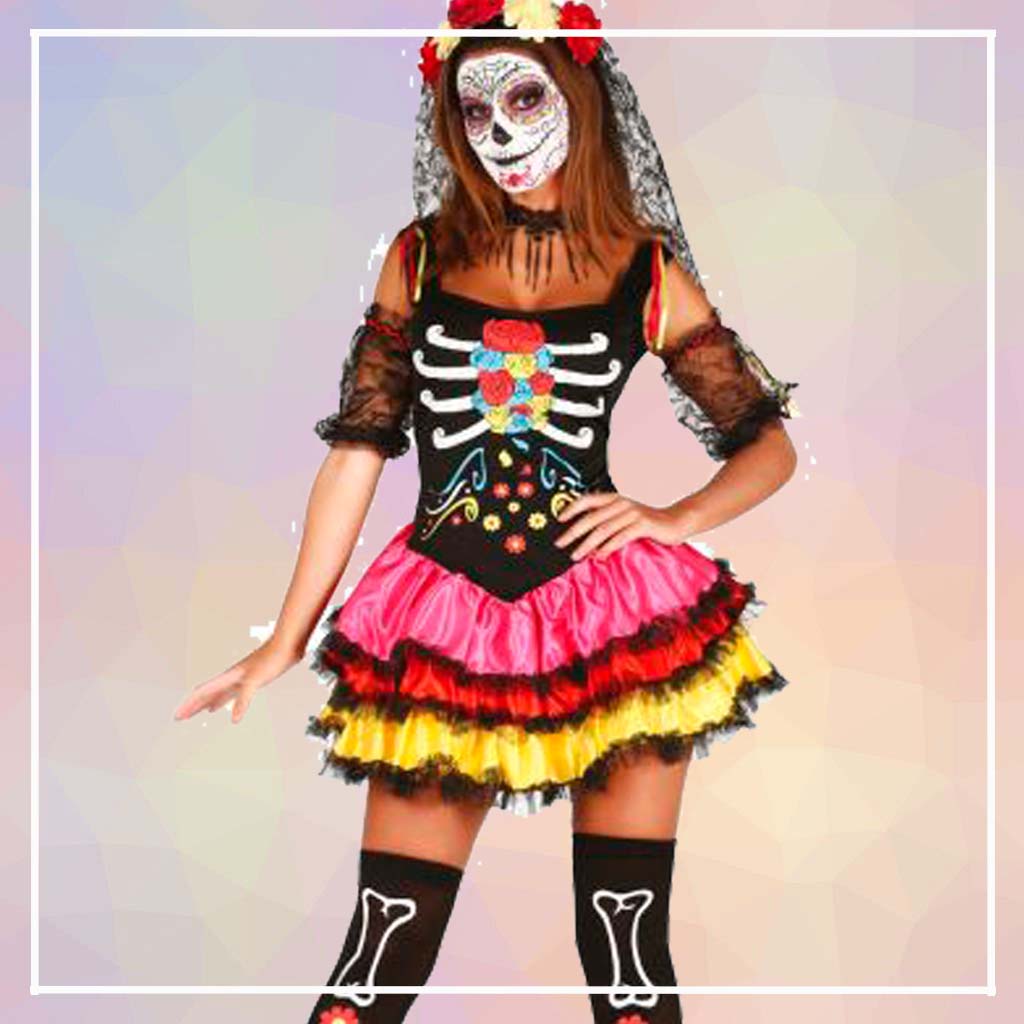disfraces para el dis de los muertos de mujer